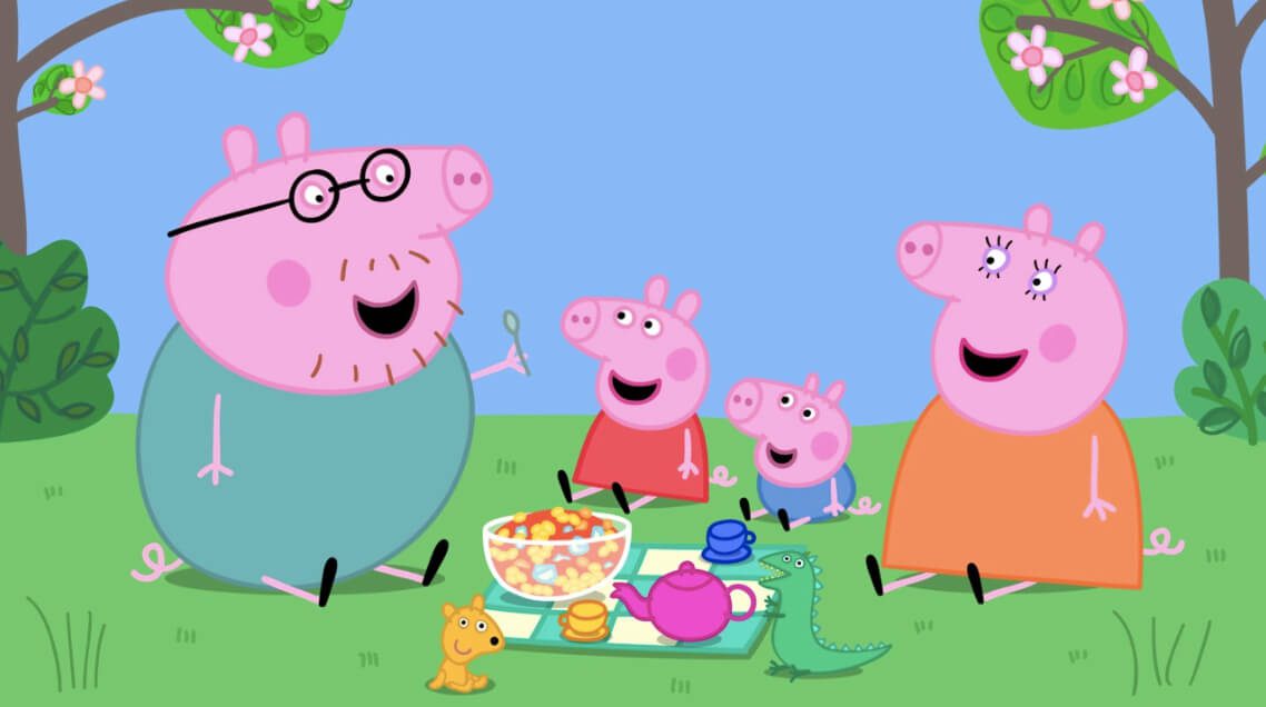 Phim hoạt hình tiếng Anh cho bé 3-5 tuổi: Peppa Pig – Heo Peppa (2004)