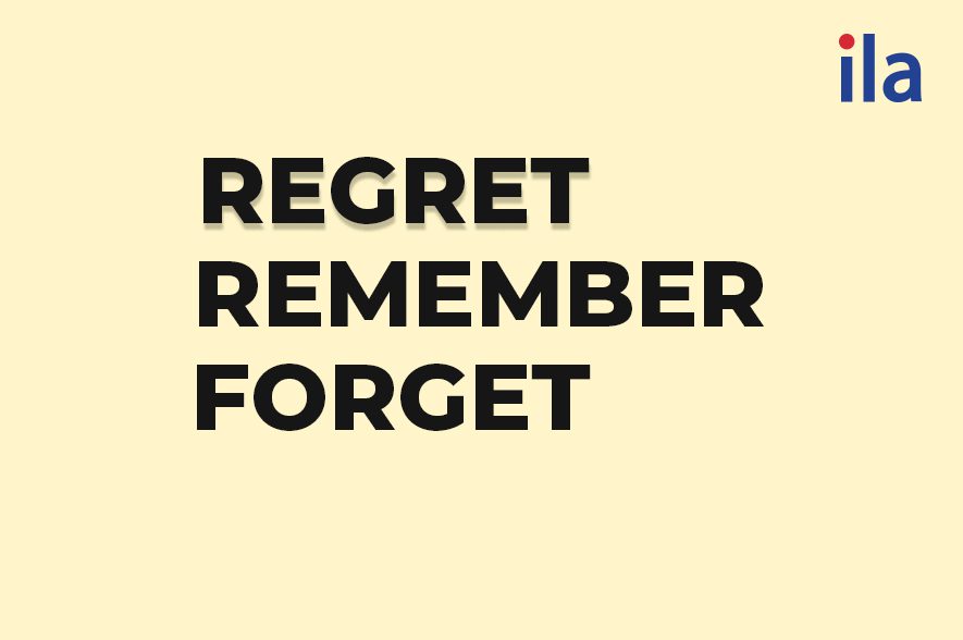 Regret, Remember và Forget