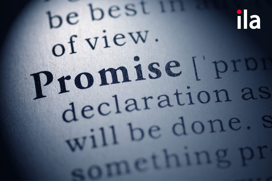 Cách dùng Promise đi cùng với danh từ