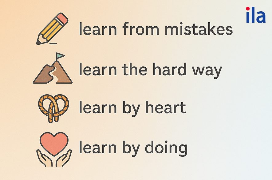 Collocations phổ biến với learn
