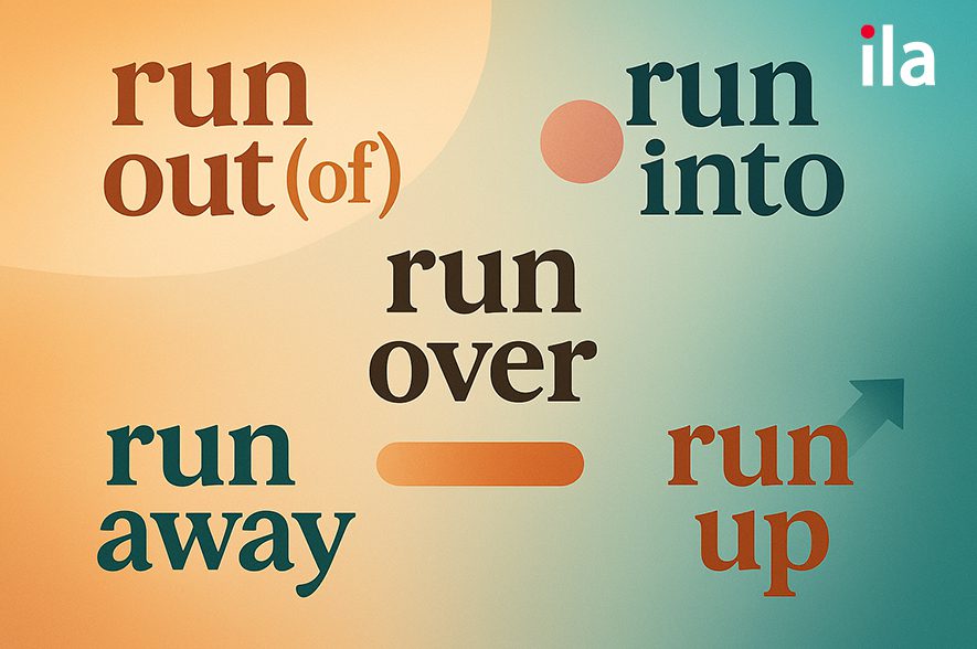 Cụm động từ với run (Phrasal verbs)