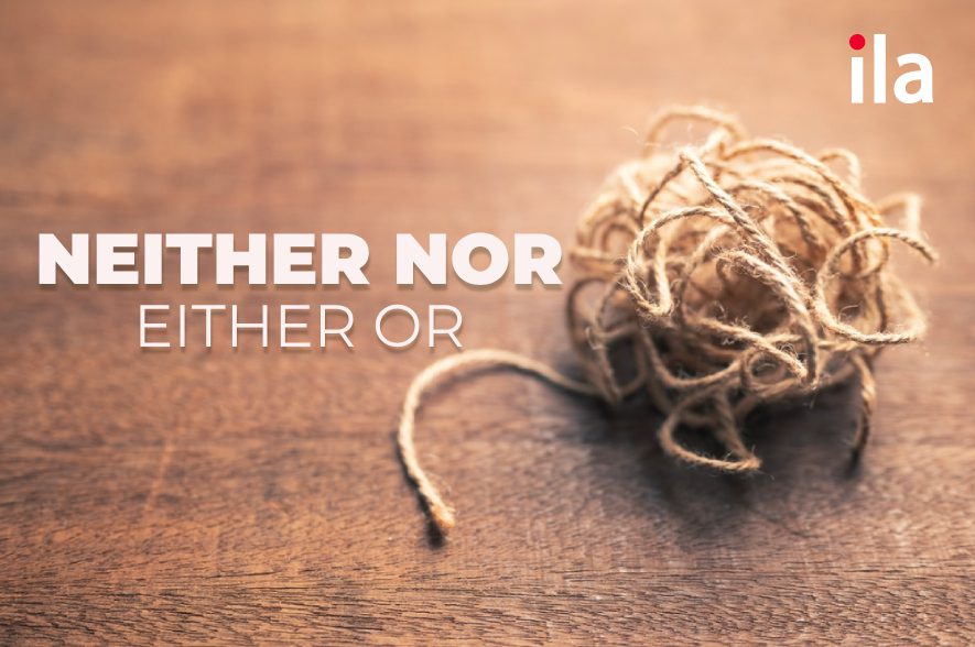 cấu trúc neither nor và either or
