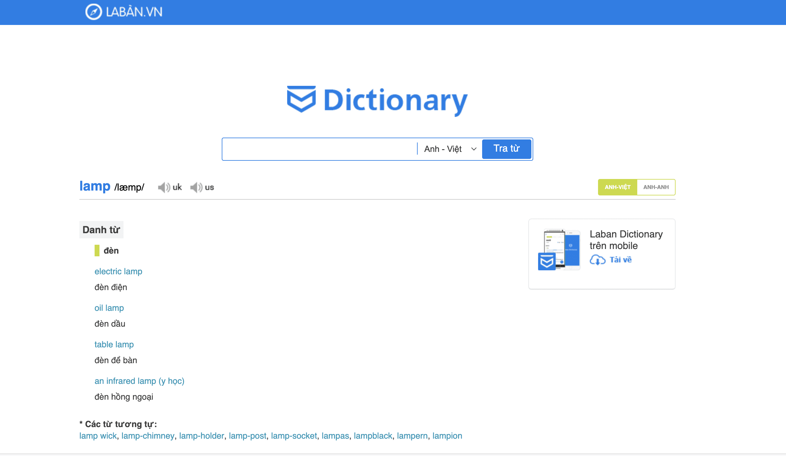 Từ điển La Bàn. 
