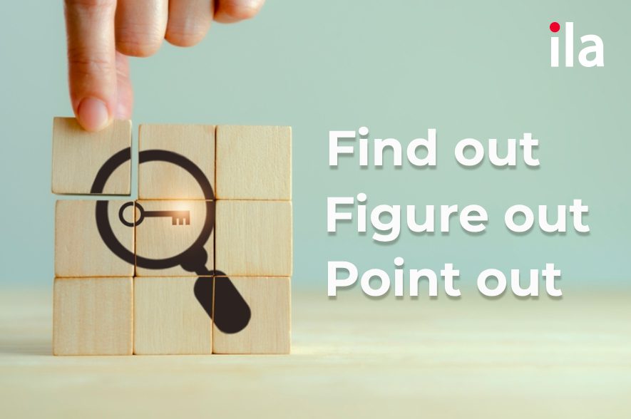 find out, figure out và point out