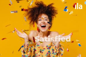 Satisfied đi với giới từ gì