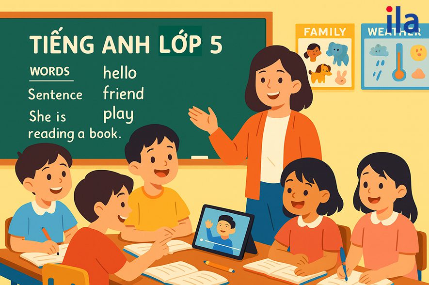 Tiếng Anh lớp 5: Từ vựng và các dạng bài tập bám sát sách giáo khoa