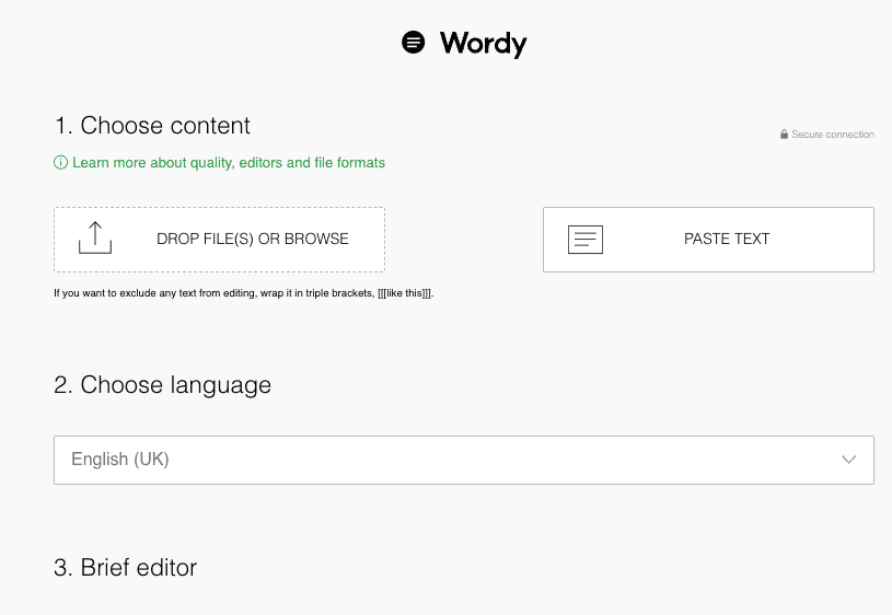 Website kiểm tra ngữ pháp tiếng Anh Wordy