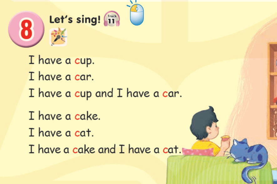 Let’s sing. (Hãy luyện hát.)