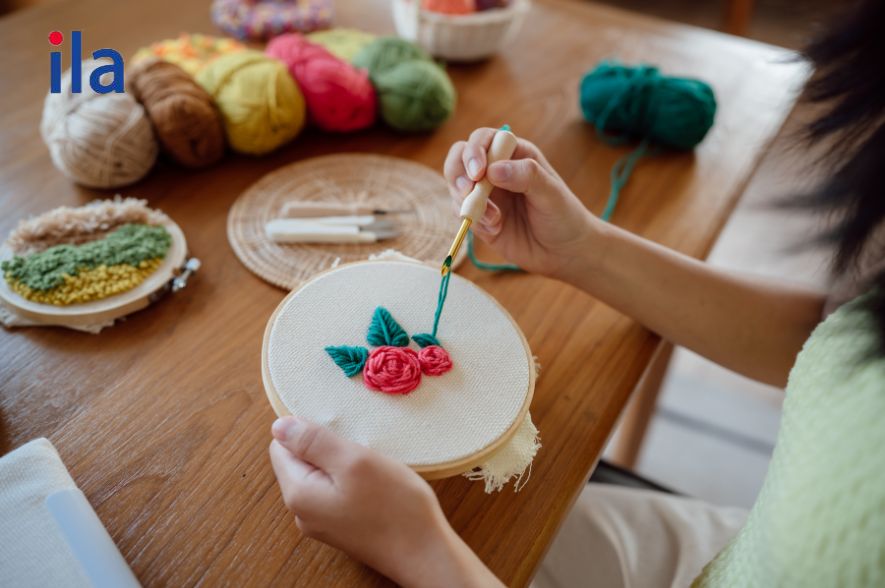 Embroidery making