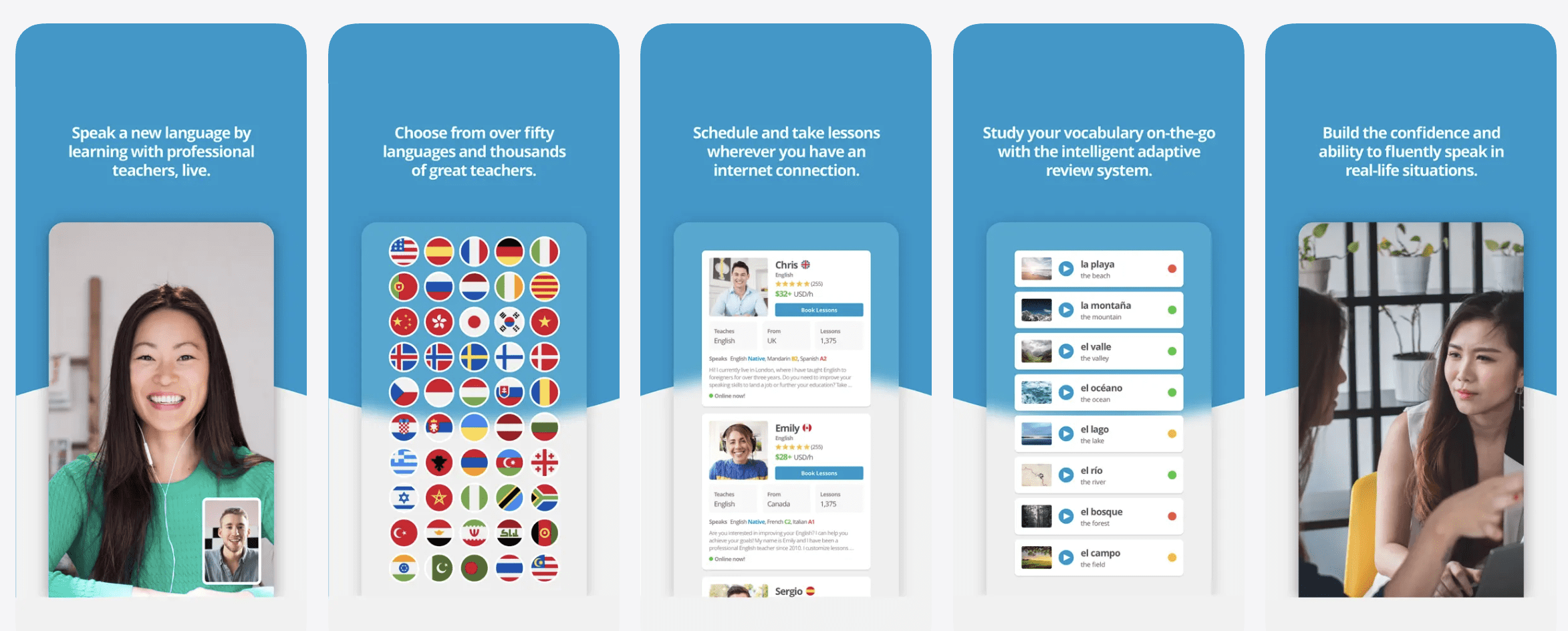Verbling - Live lessons cùng gia sư chuyên nghiệp