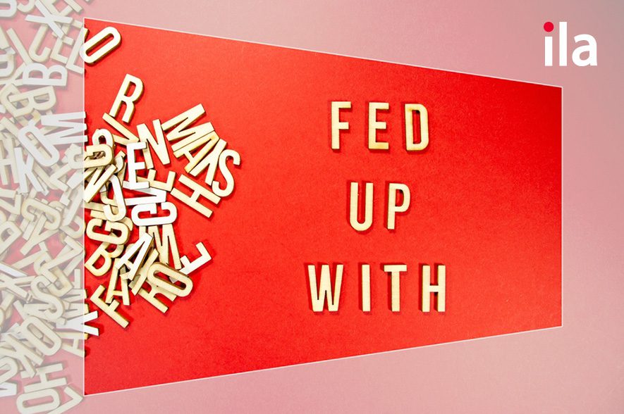 Bài tập vận dụng fed up with