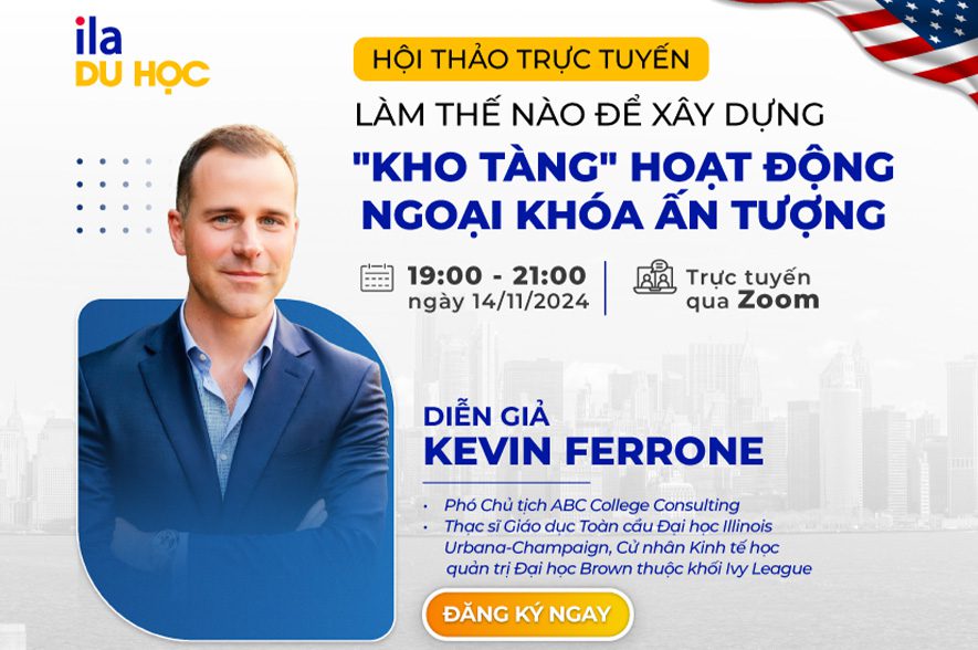 Hội thảo du học trực tuyến về xây dựng kho hoạt động ngoại khóa