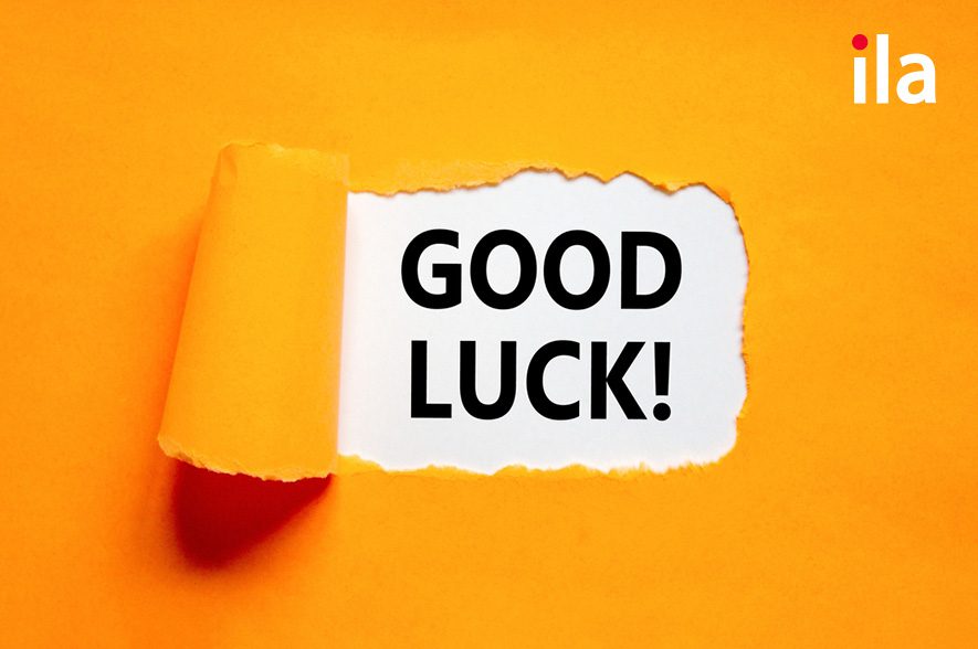 Good luck! (Chúc may mắn!)