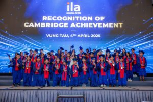 ILA Bà Rịa – Vũng Tàu đã tổ chức Lễ trao học bổng và chứng chỉ Cambridge 2025.