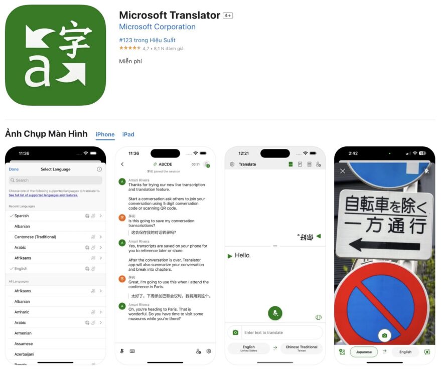 Microsoft Translator