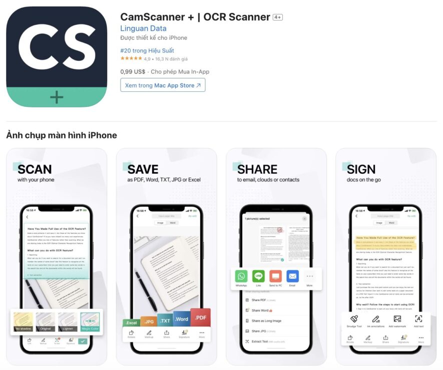 CamScanner + Google Translate (kết hợp) để dịch tiếng Anh sang tiếng Việt bằng hình ảnh mờ, không rõ ràng