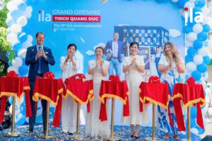 Cắt băng khánh thành khai trương ILA Thích Quảng Đức