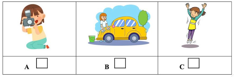 Đề thi tiếng Anh lớp 3 học kỳ 2 tham khảo sách Family and Friends