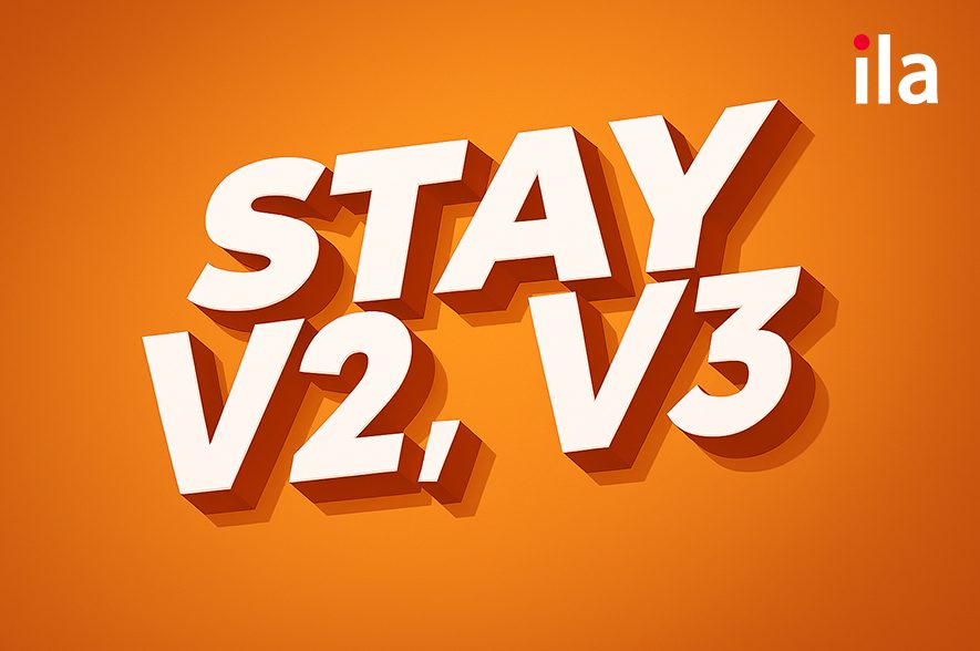 V2, V3 của stay