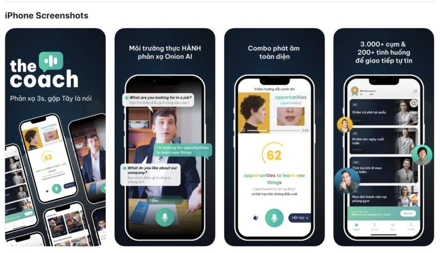 App luyện phát âm tiếng Anh miễn phí: The Coach