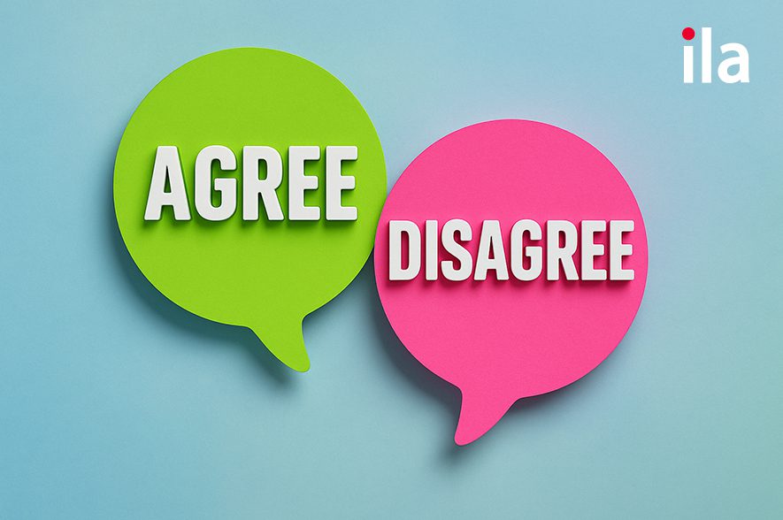 điểm đồng ý/ không đồng ý (do you agree/ disagree)