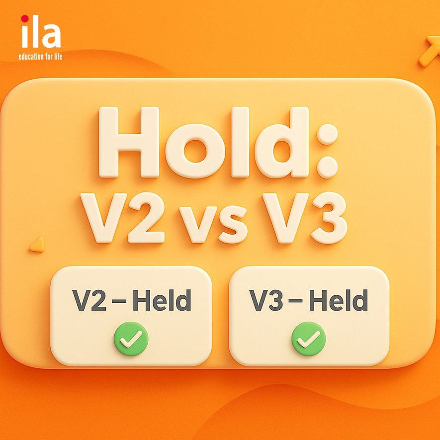 Hold V2, V3