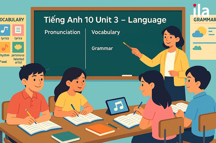 Hỏi và đáp về tiếng Anh 10 Unit 3 Language