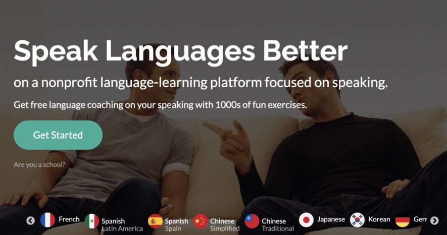 Web kiểm tra phát âm tiếng Anh miễn phí Speechling