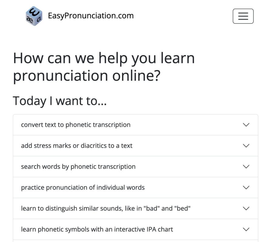 Easy Pronunciation