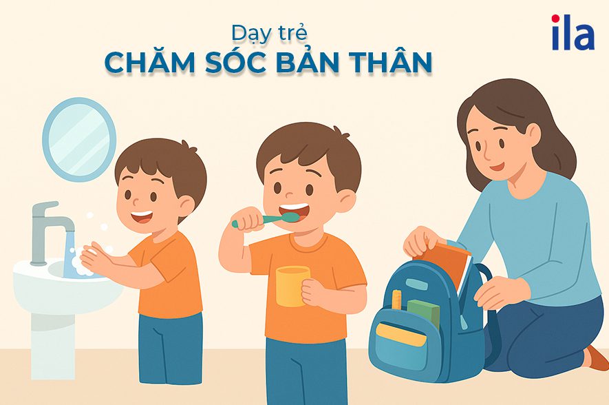 Kỹ năng tự chăm sóc bản thân ở tiểu học và mầm non mà trẻ cần có