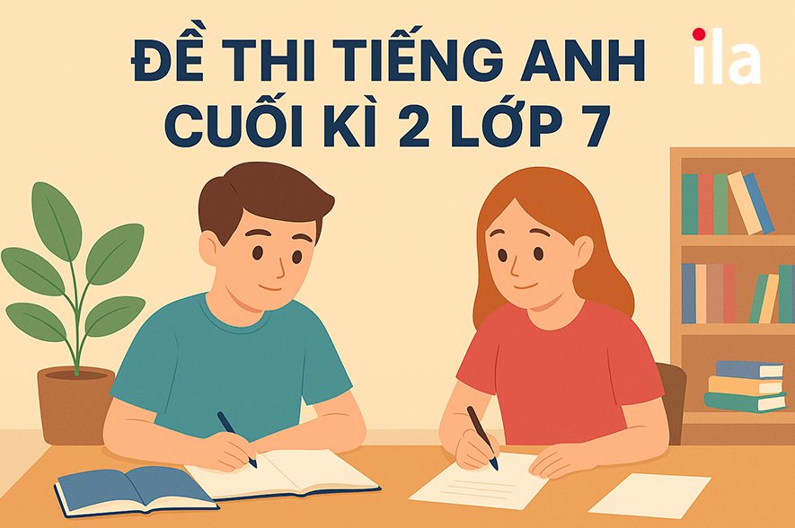 Luyện ngay đề thi tiếng Anh cuối kì 2 lớp 7 để tự tin bước vào phòng thi