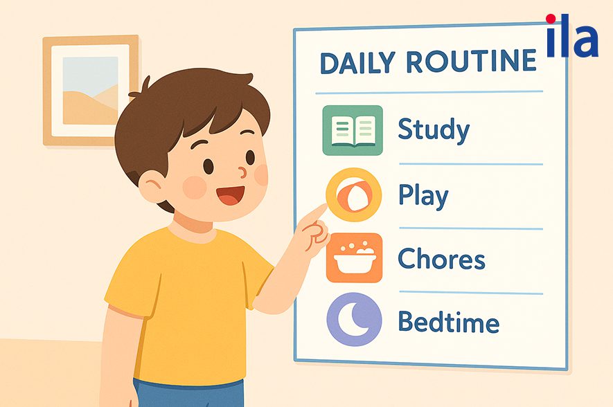 tạo thói quen cho con làm theo 