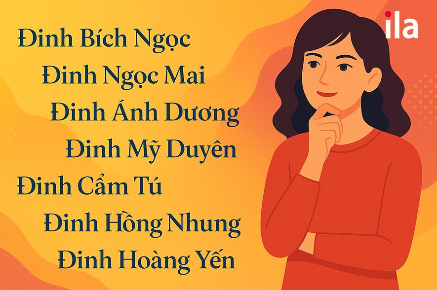 Hướng dẫn đặt tên con gái họ Đinh theo số chữ