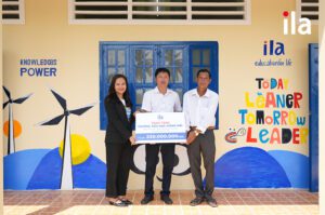 ILA trao tặng công trình cải tạo 5 lớp học và khu nhà vệ sinh điểm trường Giồng Nổi