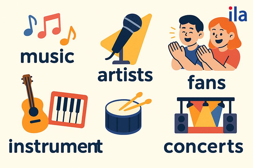 Từ vựng mở rộng về chủ đề âm nhạc