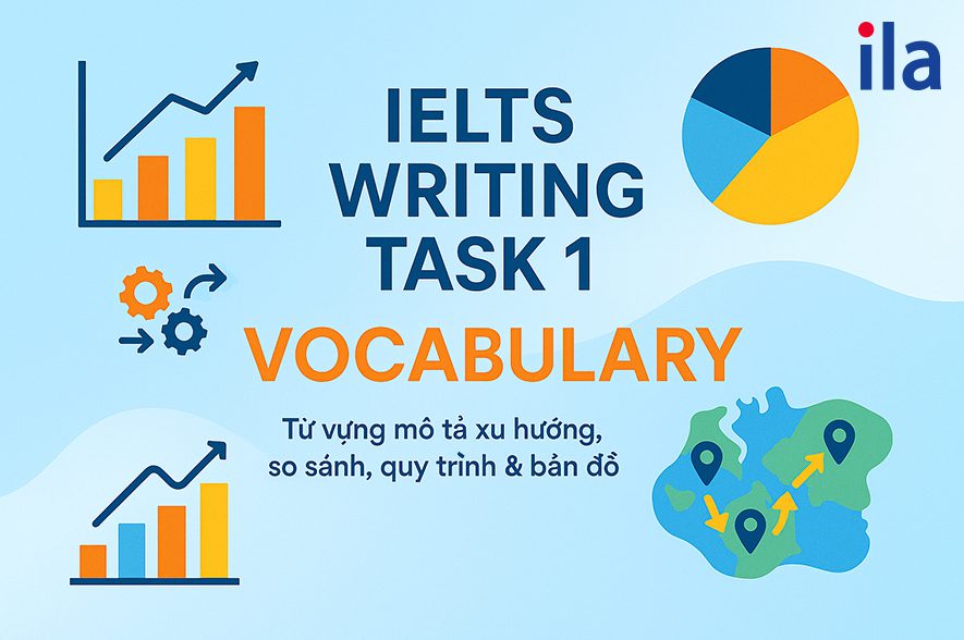 Từ vựng IELTS Writing Task 1 giúp bạn chạm band 7+