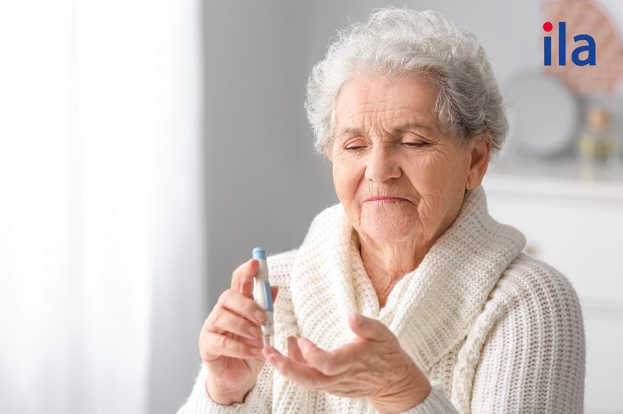 Bà tôi bị bệnh tiểu đường