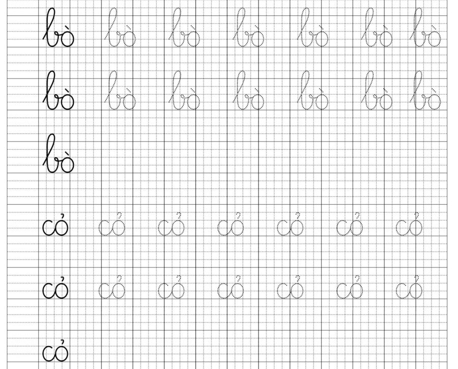 tập viết chữ ghép