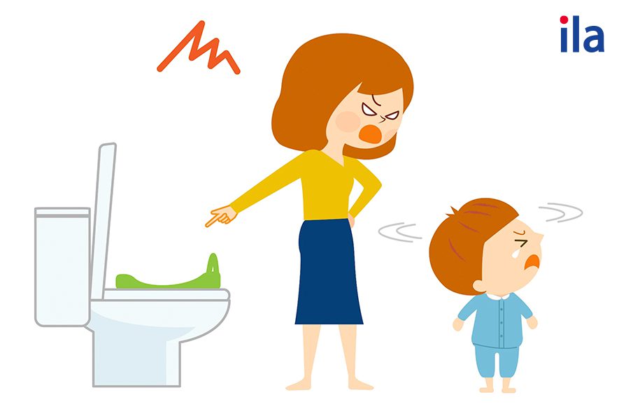 Không quát mắng hay trừng phạt con