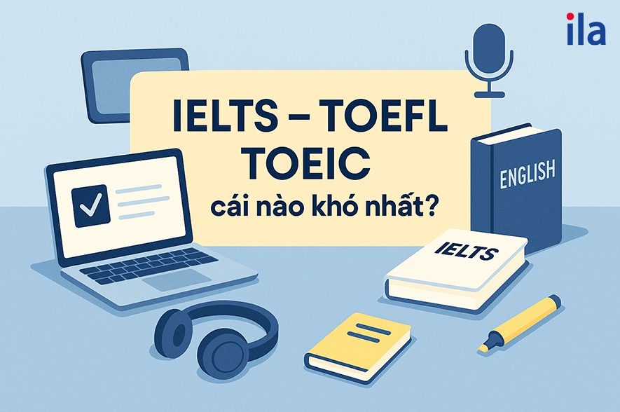IELTS TOEFL TOEIC cái nào khó nhất? Giải mã kỳ thi khó nhất cho bạn