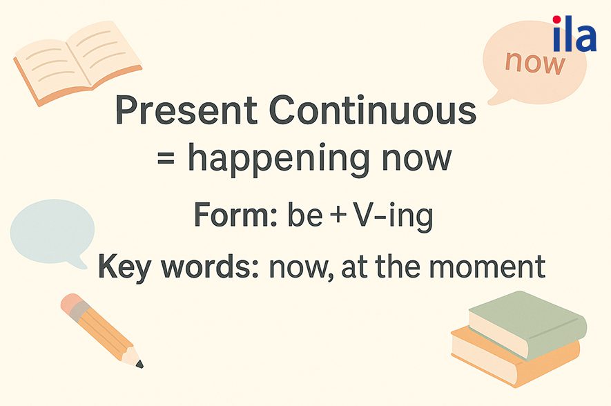 thì hiện tại tiếp diễn