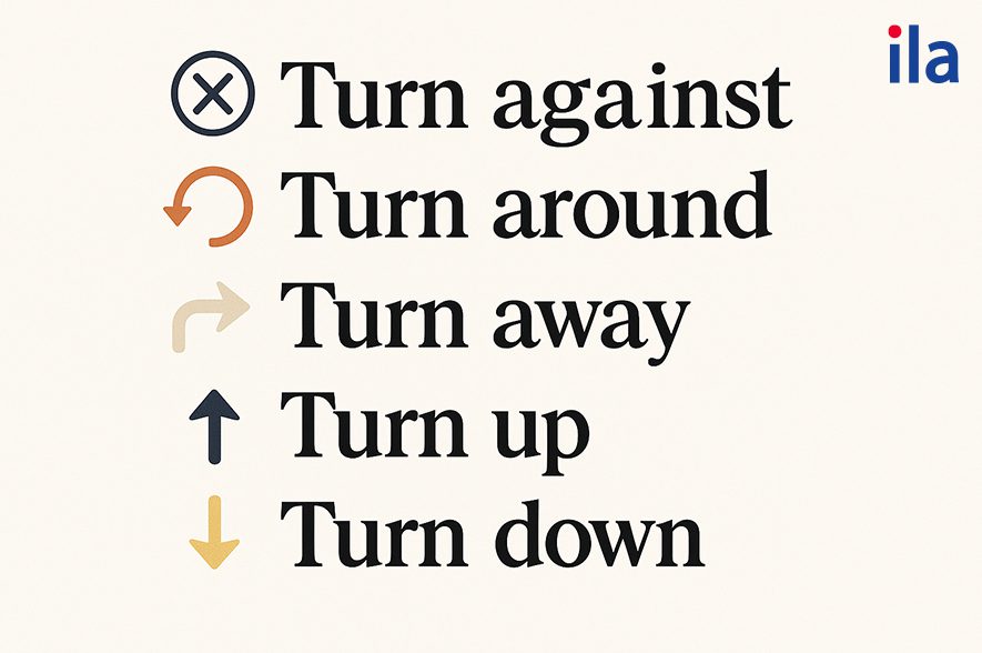 Phân biệt turn into với các phrasal verb khác