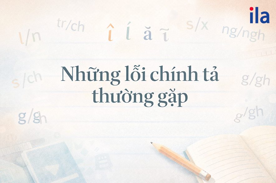 Những lỗi chính tả thường gặp khi mới học viết