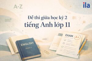 Đề thi giữa học kỳ 2 tiếng Anh lớp 11 mới nhất [Có đáp án]