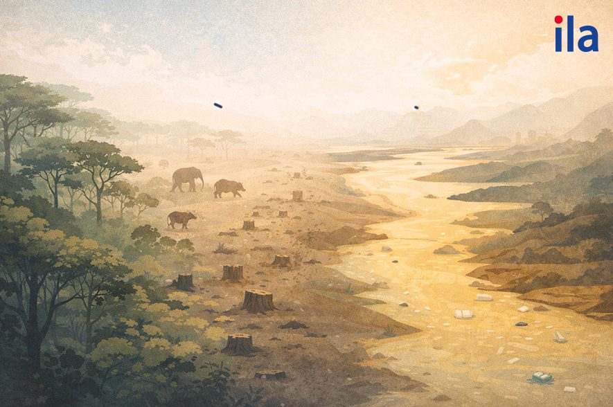 rừng bị chặt phá