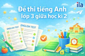 5+ đề thi tiếng Anh lớp 3 giữa học kì 2 mới nhất [Download có đáp án]