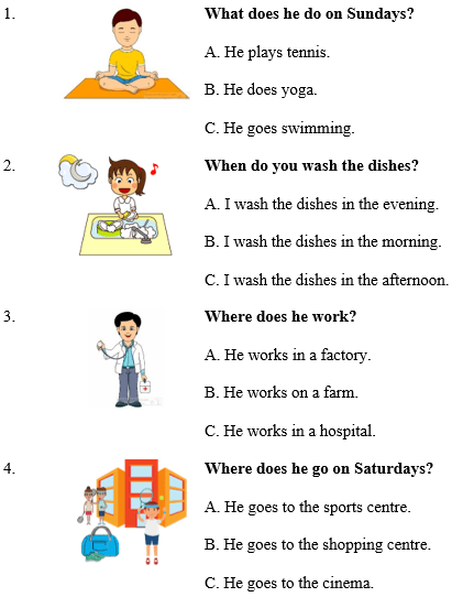 Circle the correct answers