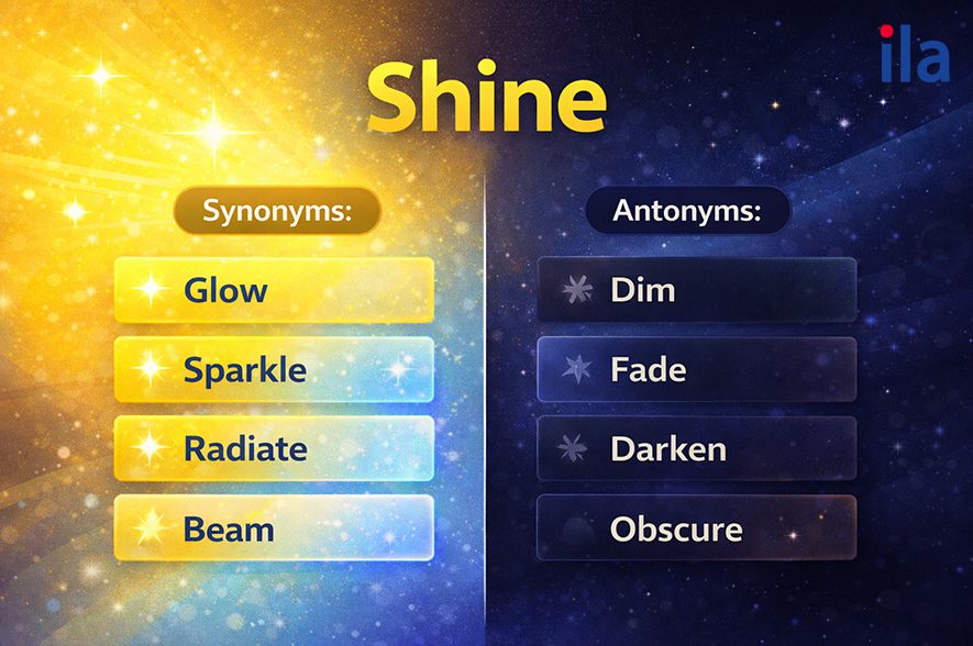 đồng nghĩa và trái nghĩa với Shine