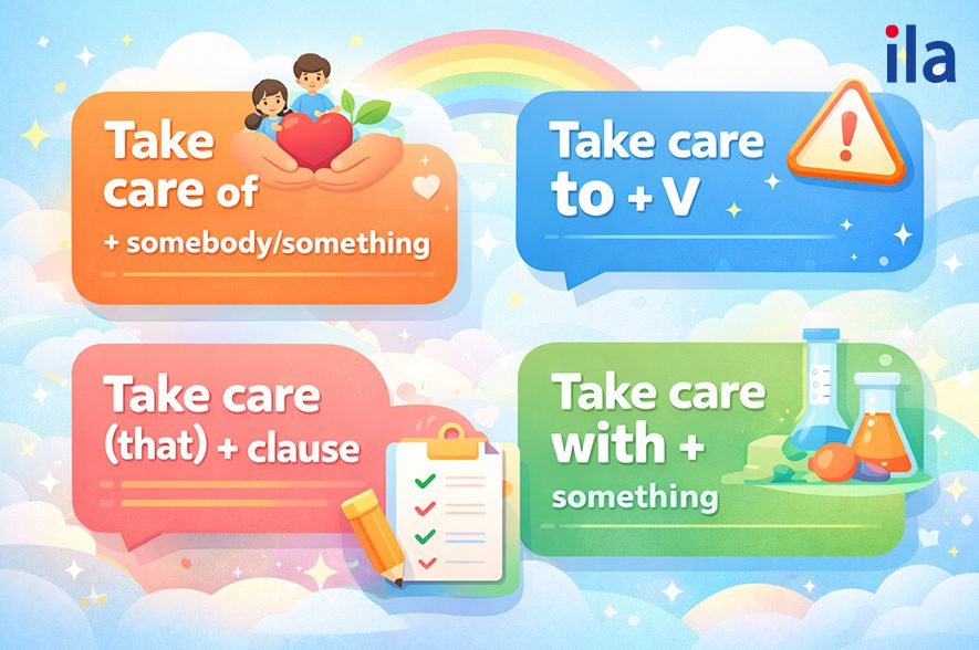 các cấu trúc take care