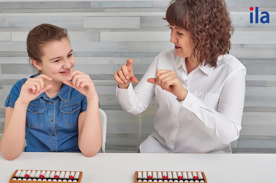 chỉ cho con cách tính toán